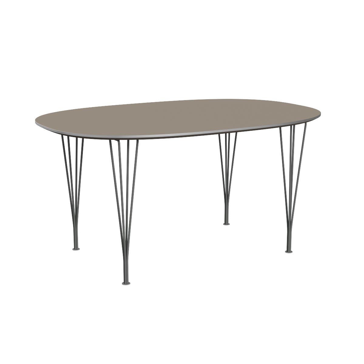 Superellipse Dining Table | Brown Ottawa Fenix Top