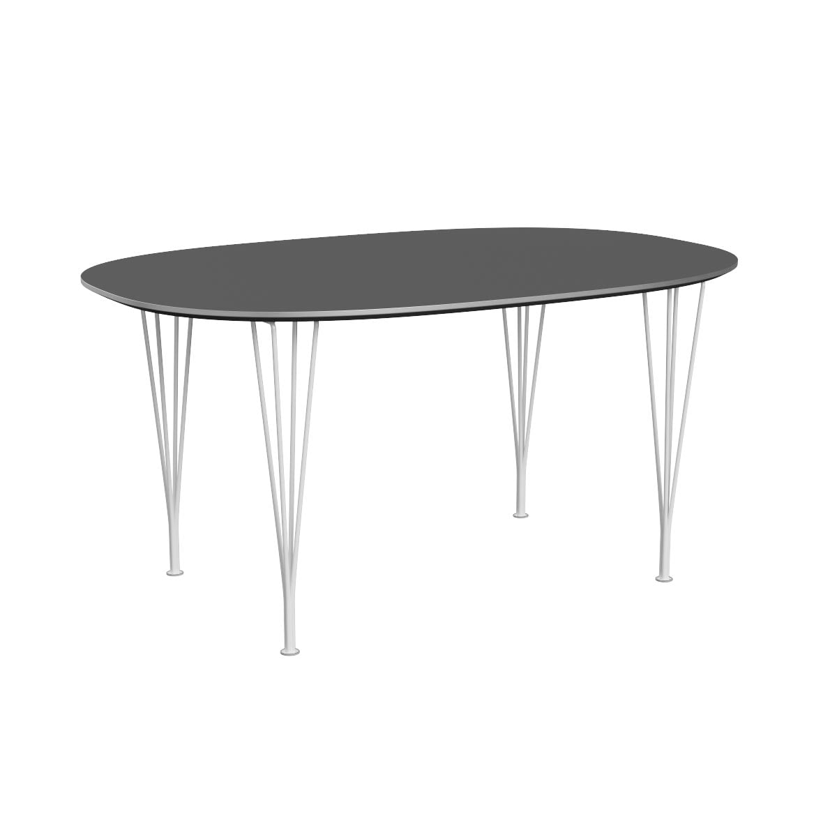 Superellipse Dining Table | Grey Bromo Fenix Top
