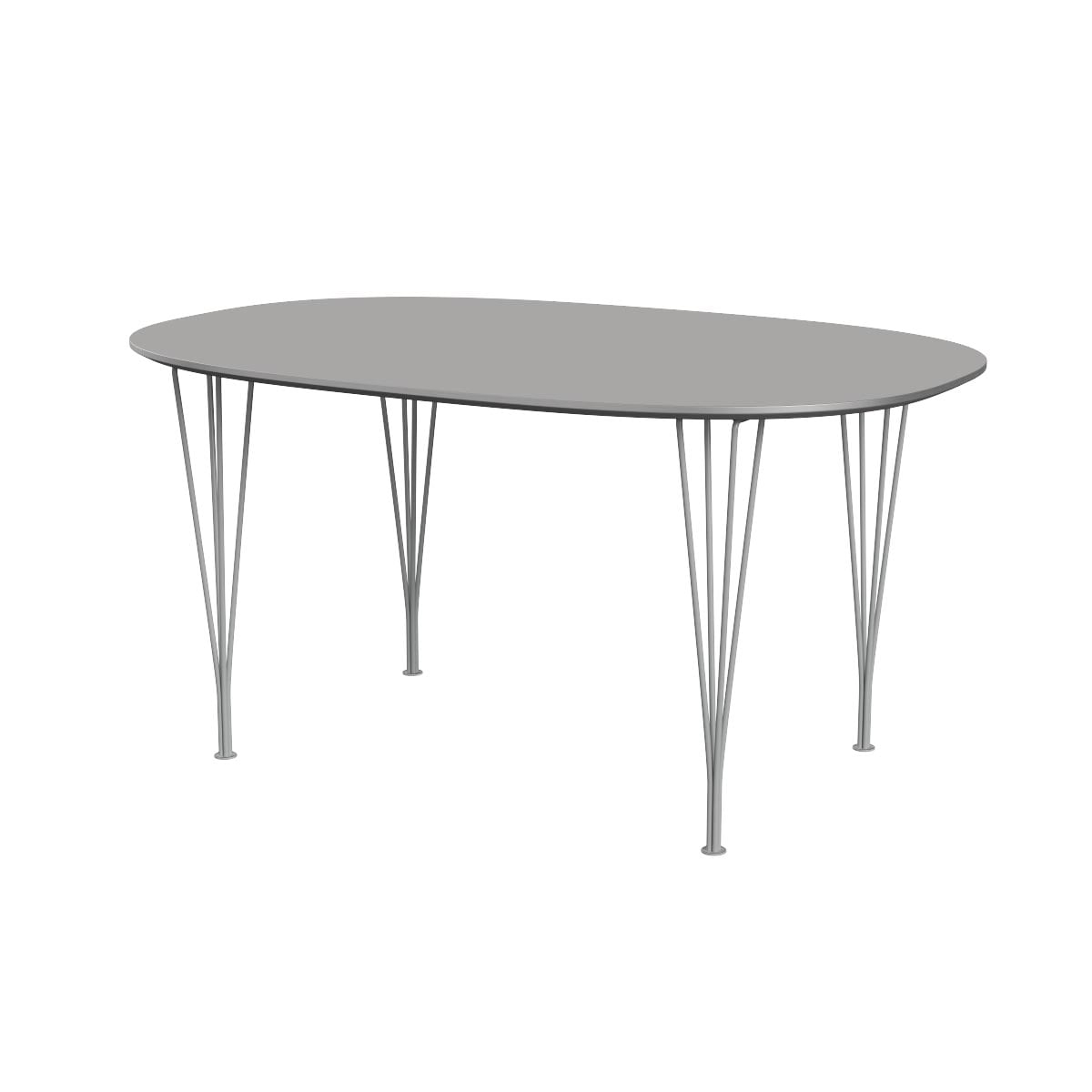 Superellipse Dining Table | Grey Efeso Fenix Top
