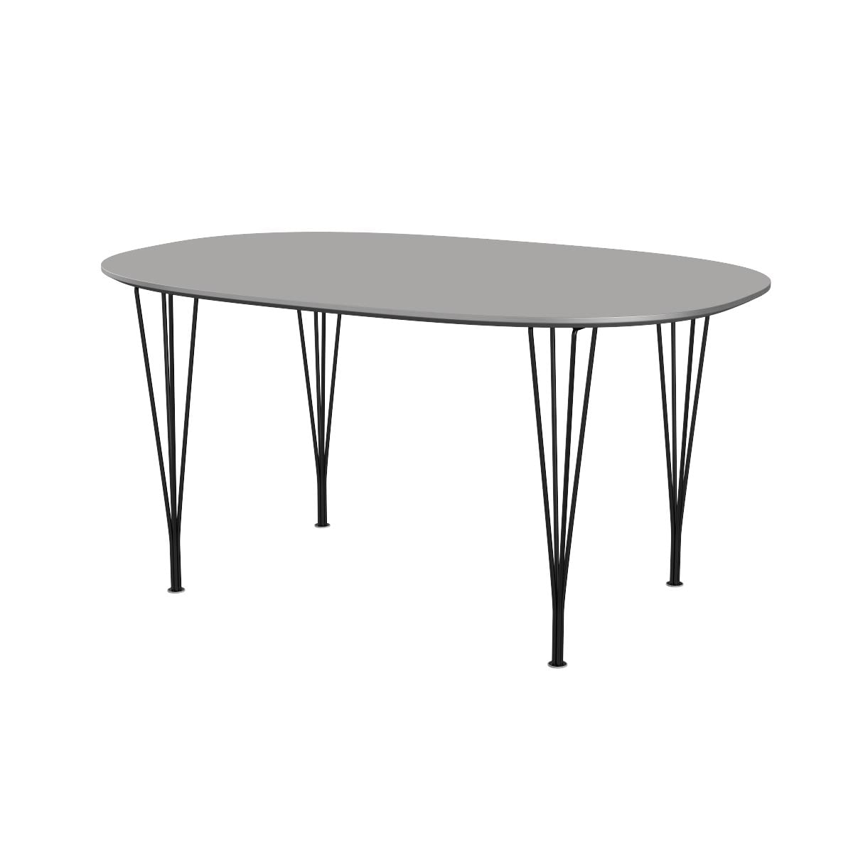 Superellipse Dining Table | Grey Efeso Fenix Top