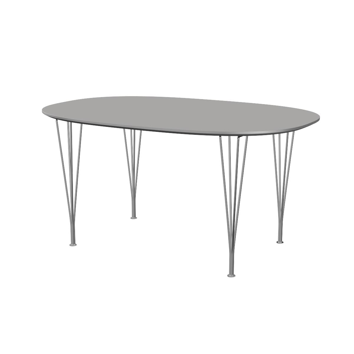 Superellipse Dining Table | Grey Efeso Fenix Top