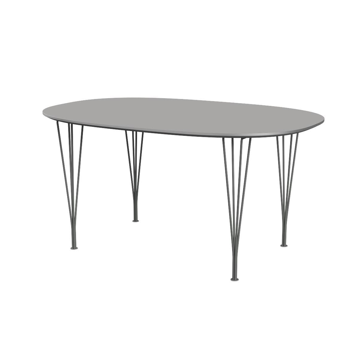 Superellipse Dining Table | Grey Efeso Fenix Top