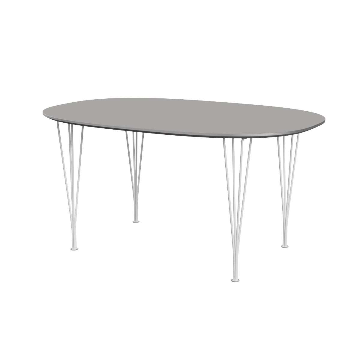 Superellipse Dining Table | Grey Efeso Fenix Top