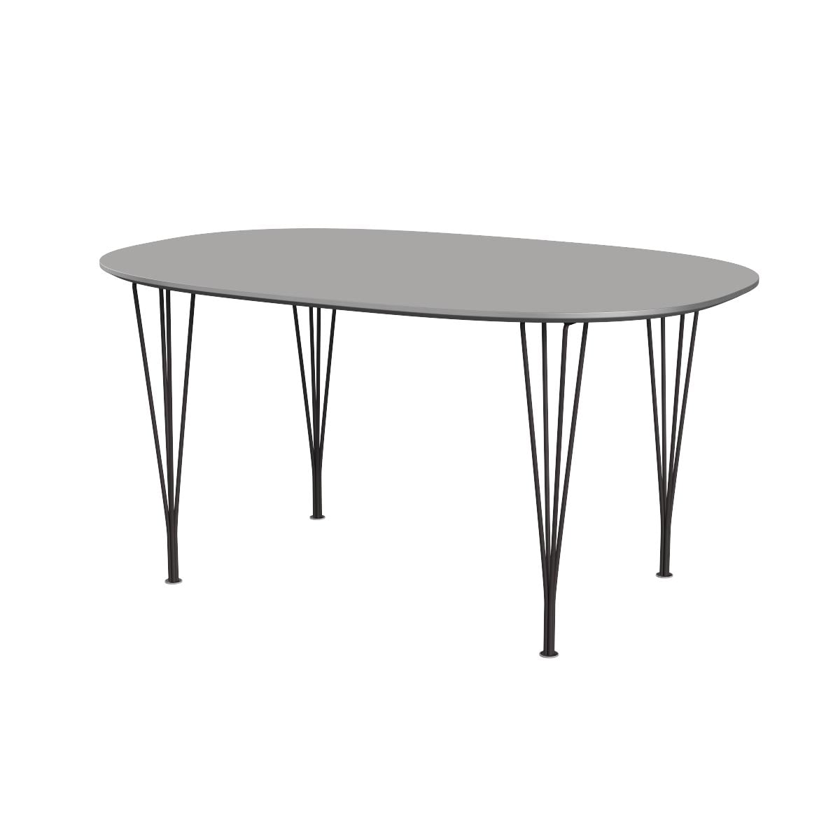 Superellipse Dining Table | Grey Efeso Fenix Top