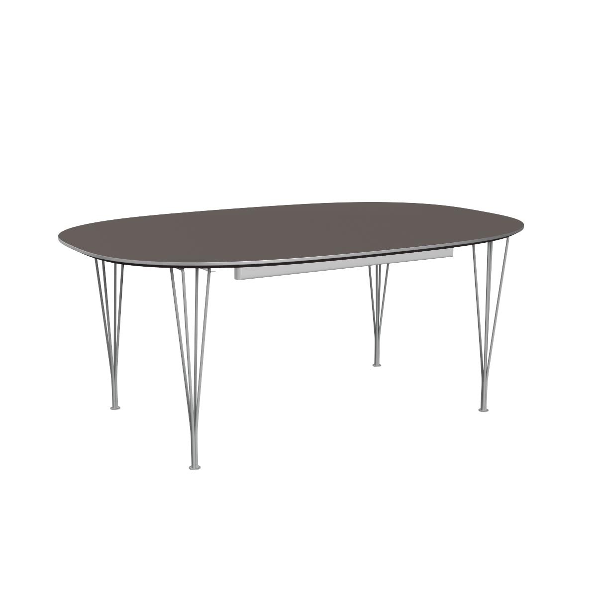 Superellipse Dining Table | Grey Laminate Top