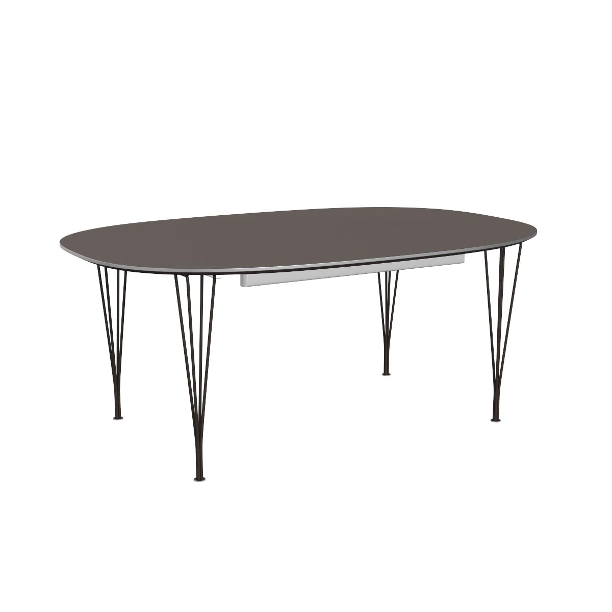 Superellipse Dining Table | Grey Laminate Top