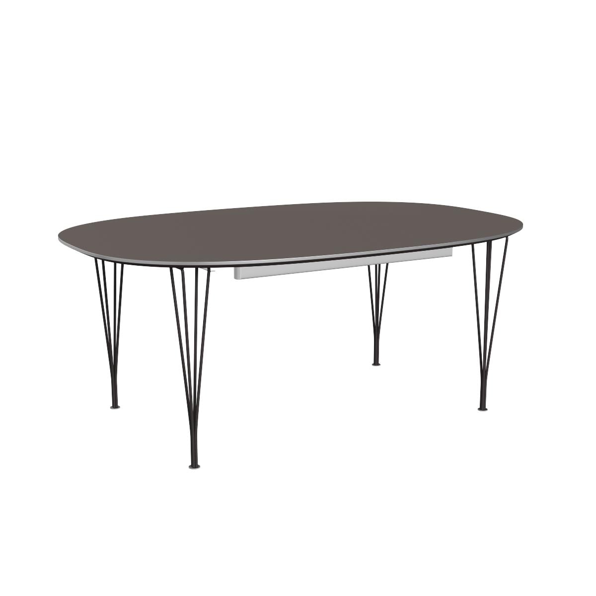 Superellipse Dining Table | Grey Laminate Top