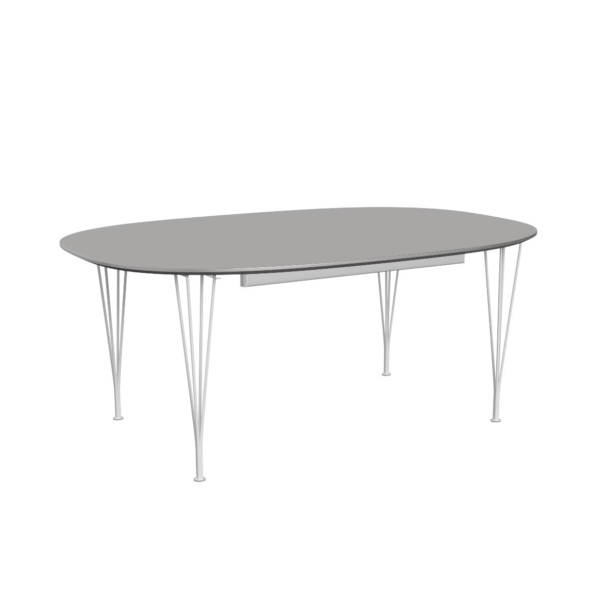 Superellipse Dining Table | Grey Efeso Fenix Top