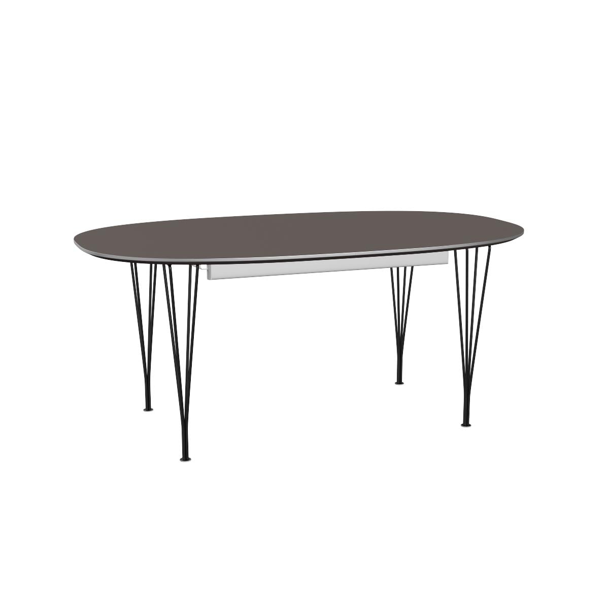 Superellipse Dining Table | Grey Laminate Top