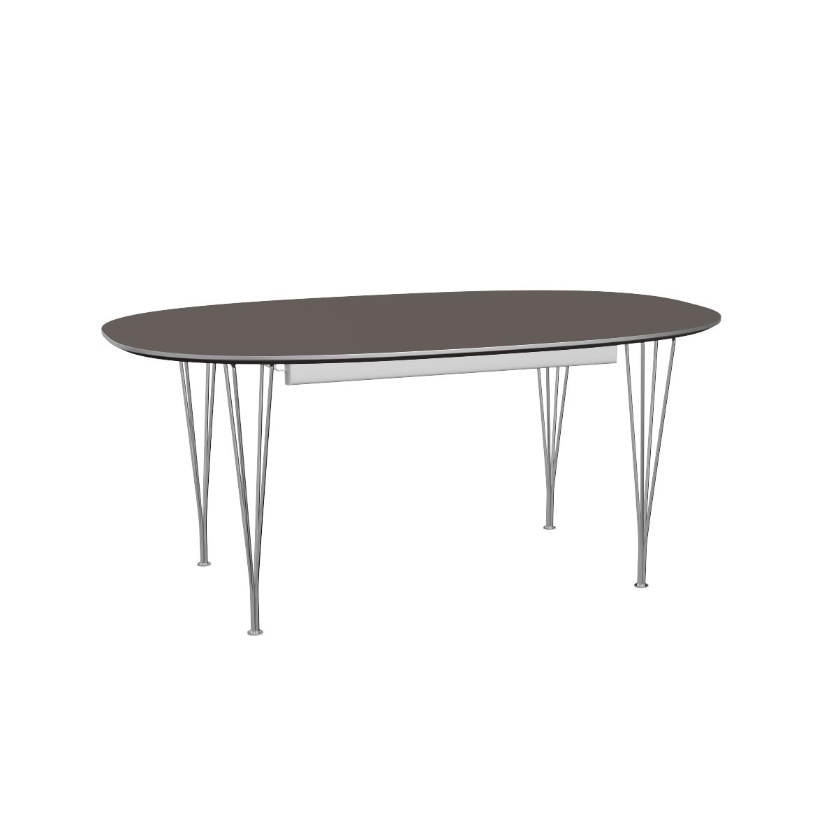 Superellipse Dining Table | Grey Laminate Top