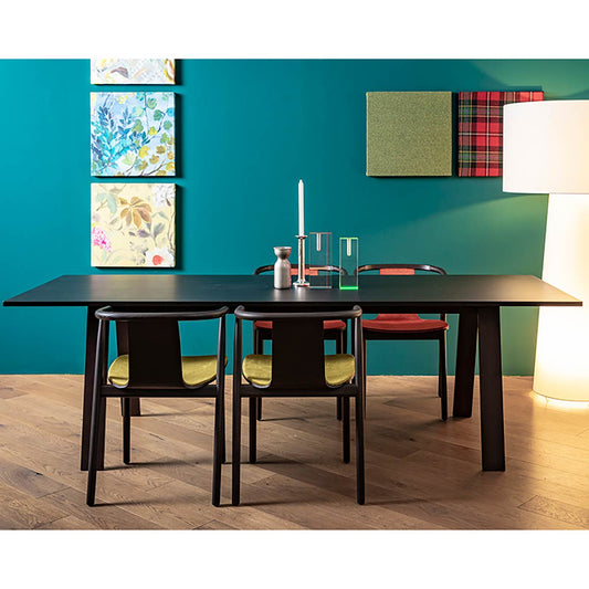 Bac Dining Table 200cm | Black Stained Ash 112