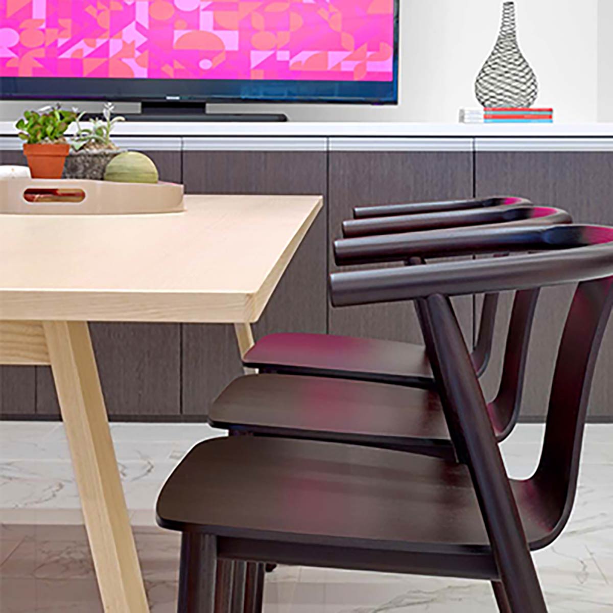 Bac Dining Table 200cm | Bleached Ash 113