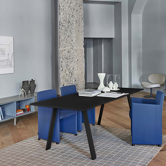 Bac Dining Table 200cm | Black Stained Ash 112
