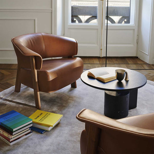 Back-Wing Armchair | Tobacco Leather 13X417