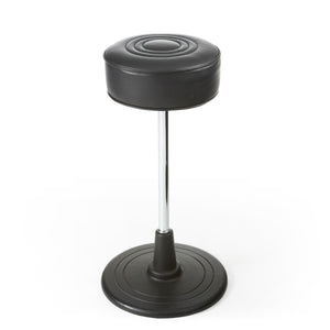Eileen Gray Bar Stool No 1 | Black Leather Seat