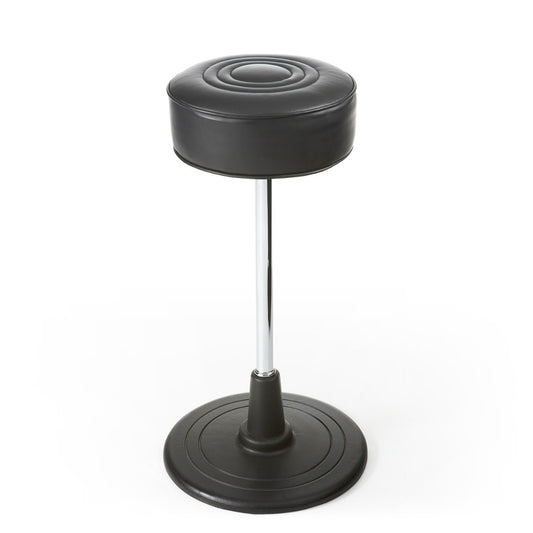 Eileen Gray Bar Stool No 1 | Black Leather Seat