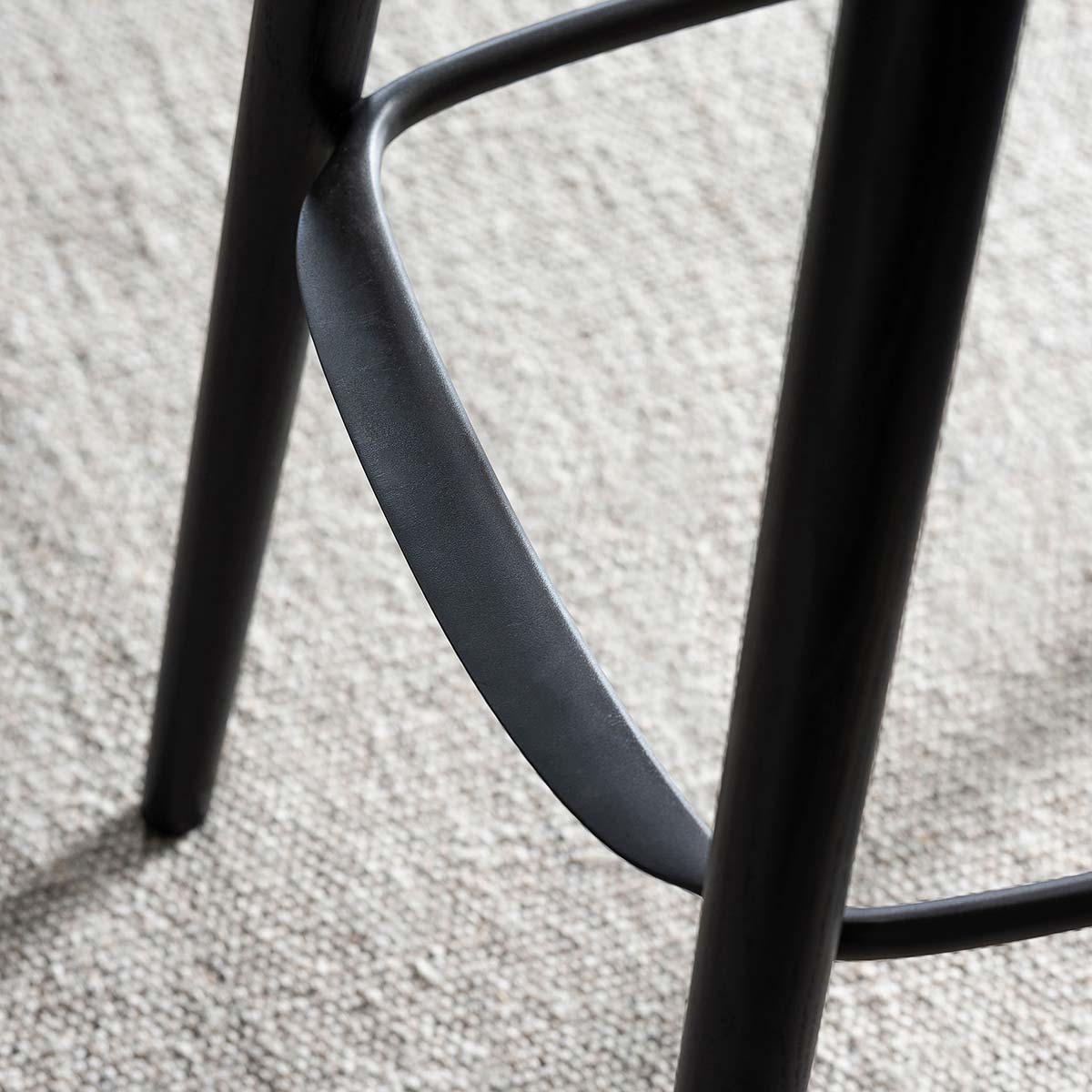 BAR Counter Stool | Black Oak Frame