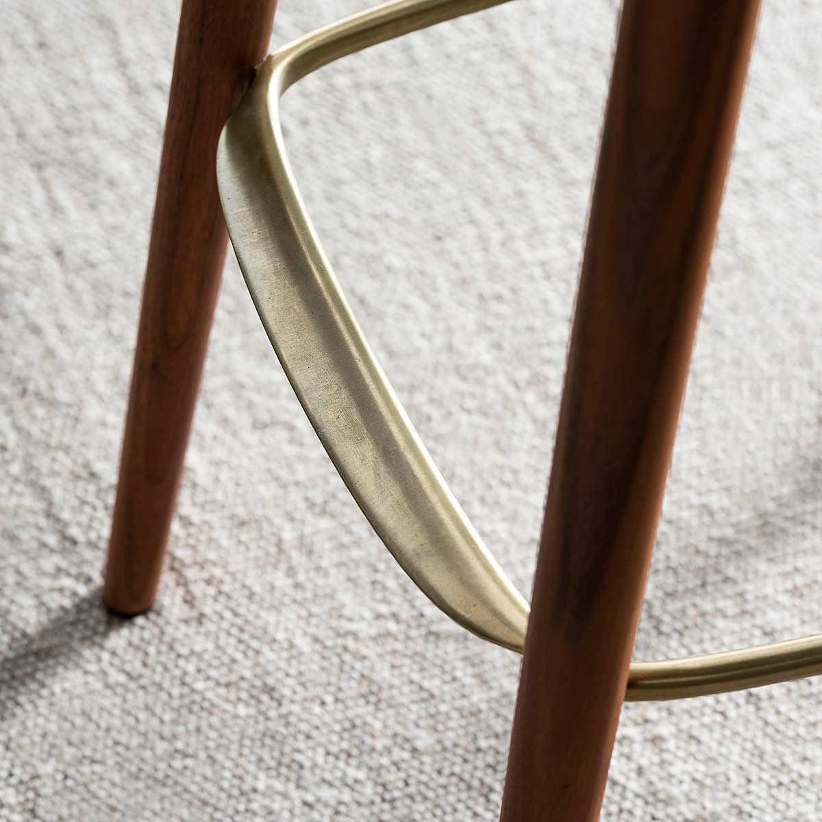 BAR Counter Stool | Oiled Walnut Frame