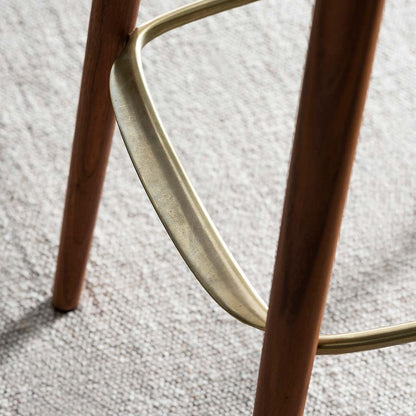 BAR Counter Stool | Oiled Walnut Frame