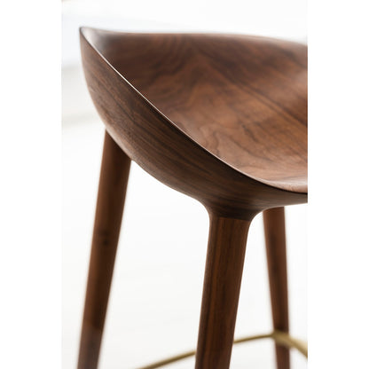 BAR Counter Stool | Oiled Walnut Frame
