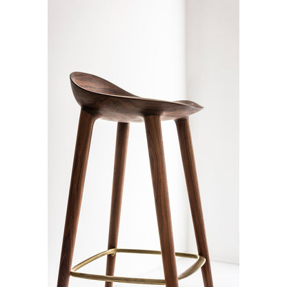 BAR Counter Stool | Oiled Walnut Frame