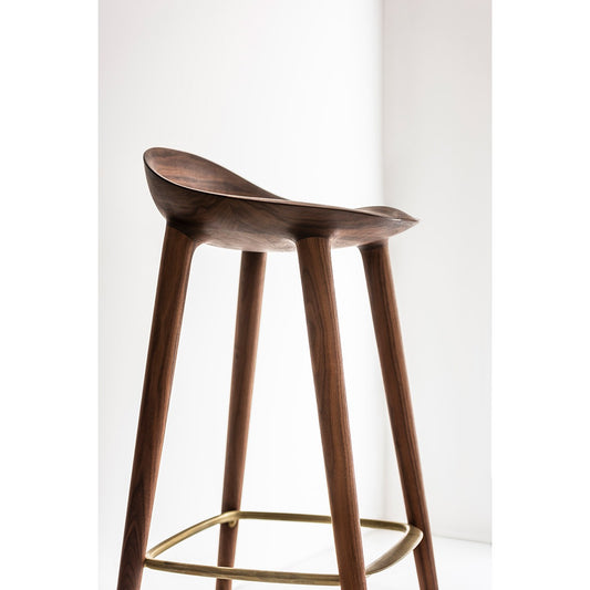BAR Counter Stool | Oiled Walnut Frame