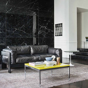Bastiano 3 Seat Sofa 220cm | Black Leather