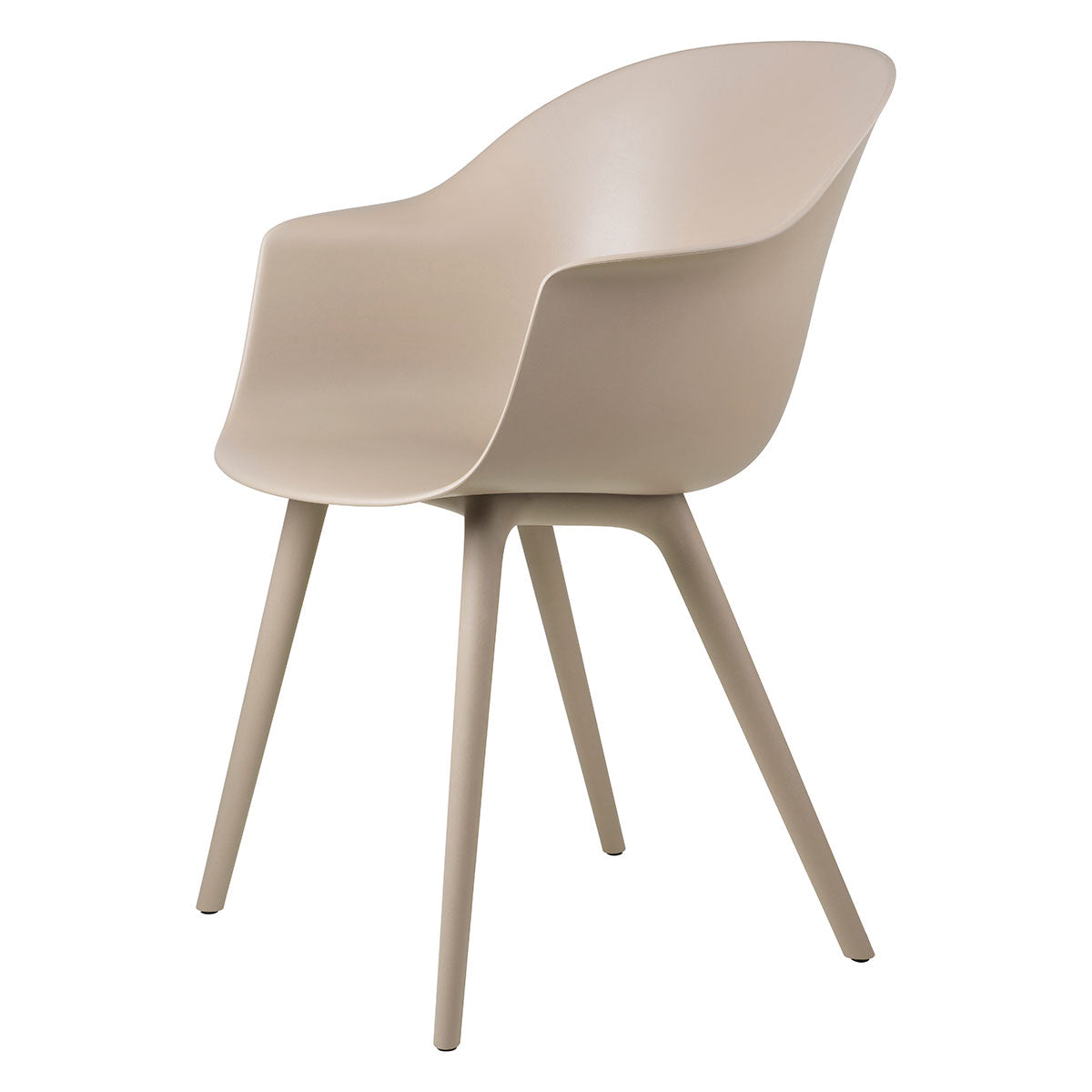 Bat Outdoor Dining Chair | New Beige Plastic