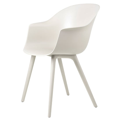 Bat Outdoor Dining Chair | Alabaster White Plastic