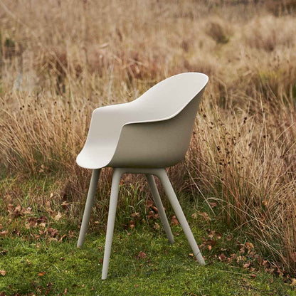 Bat Outdoor Dining Chair | New Beige Plastic