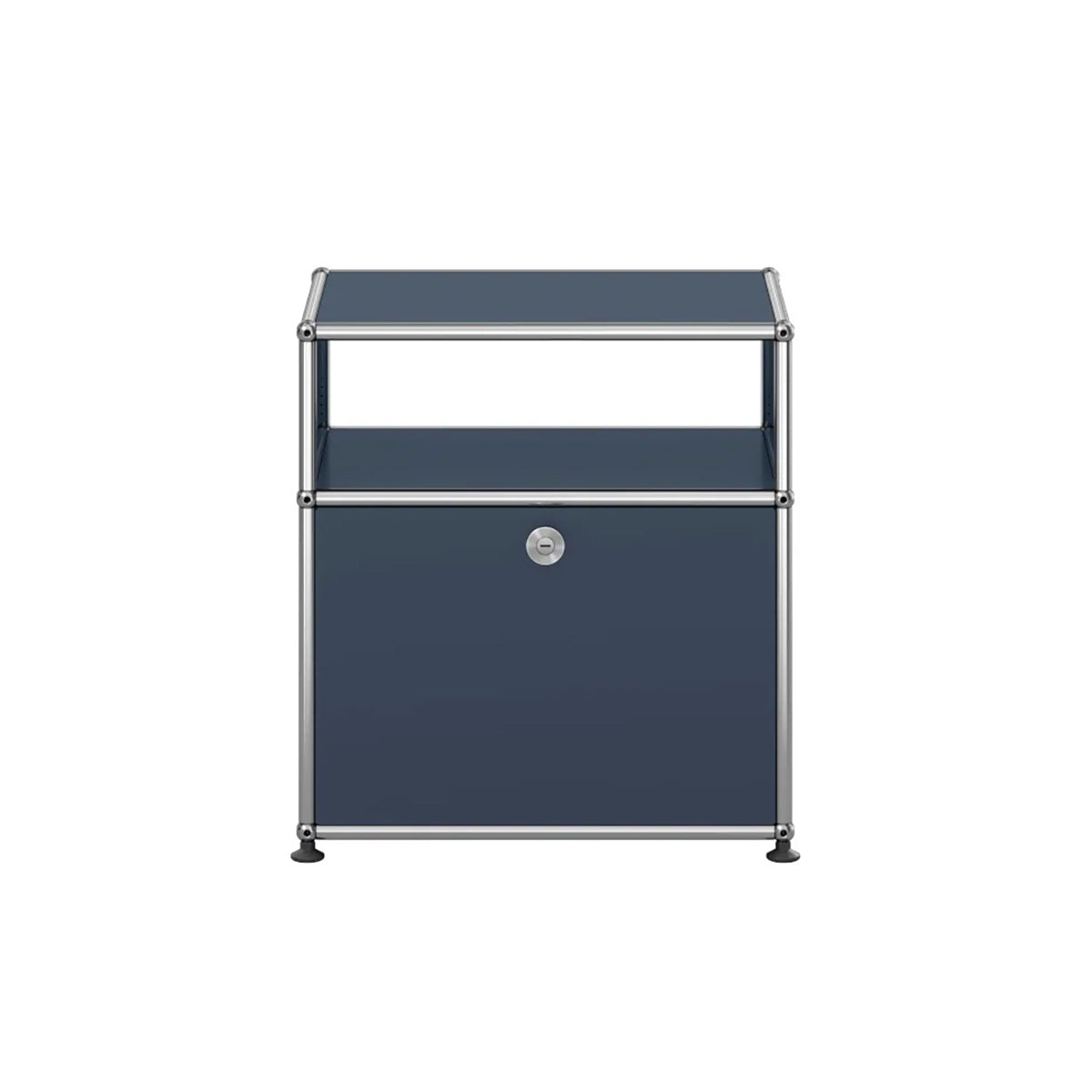 USM Bedside Unit | Anthracite Lacquer Panels