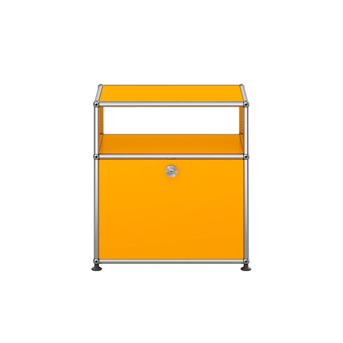 USM Bedside Unit | Golden Yellow Lacquer Panels
