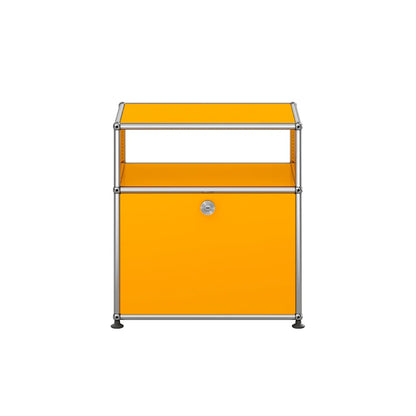 USM Bedside Unit | Golden Yellow Lacquer Panels