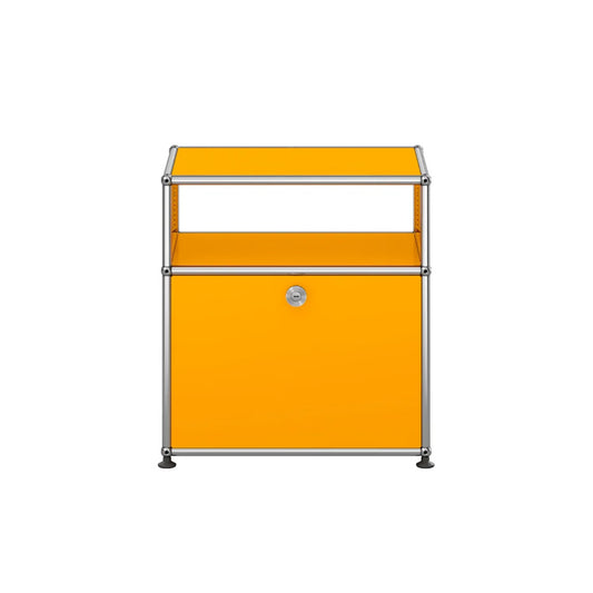 USM Bedside Unit | Golden Yellow Lacquer Panels