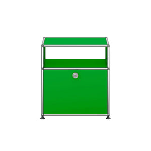USM Bedside Unit | Green Lacquer Panels