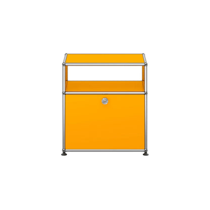 USM Bedside Unit | Golden Yellow Lacquer Panels