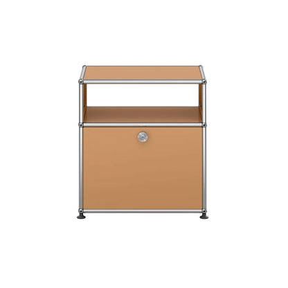 USM Bedside Unit | Beige Lacquer Panels