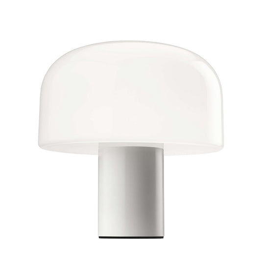 Bellhop Glass T Table Lamp | White