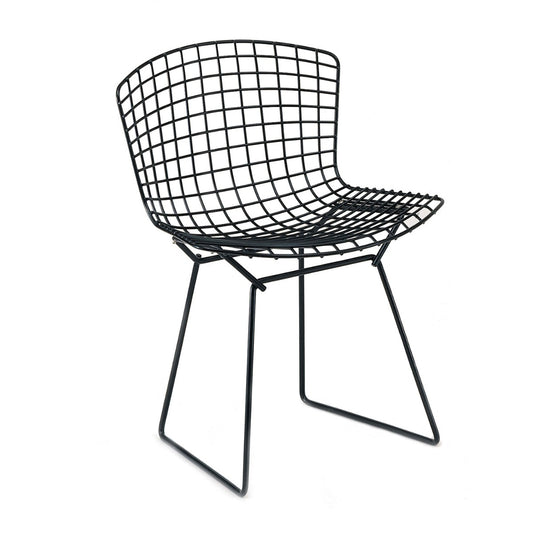 Bertoia Side Chair | Black Rilsan Coated Frame