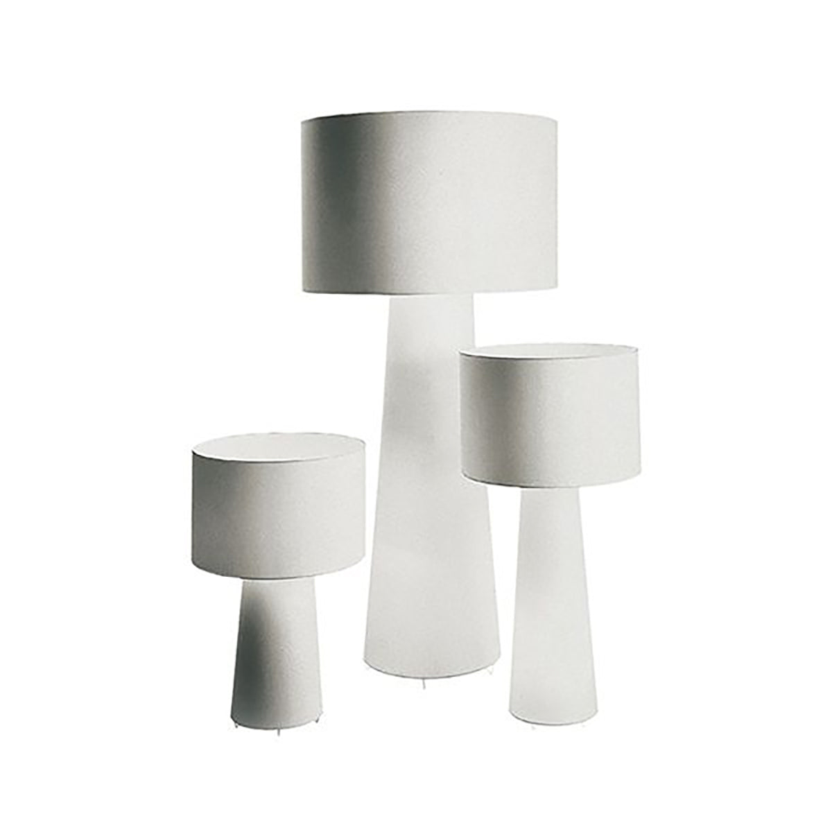 Big Shadow Lamp | White Fabric