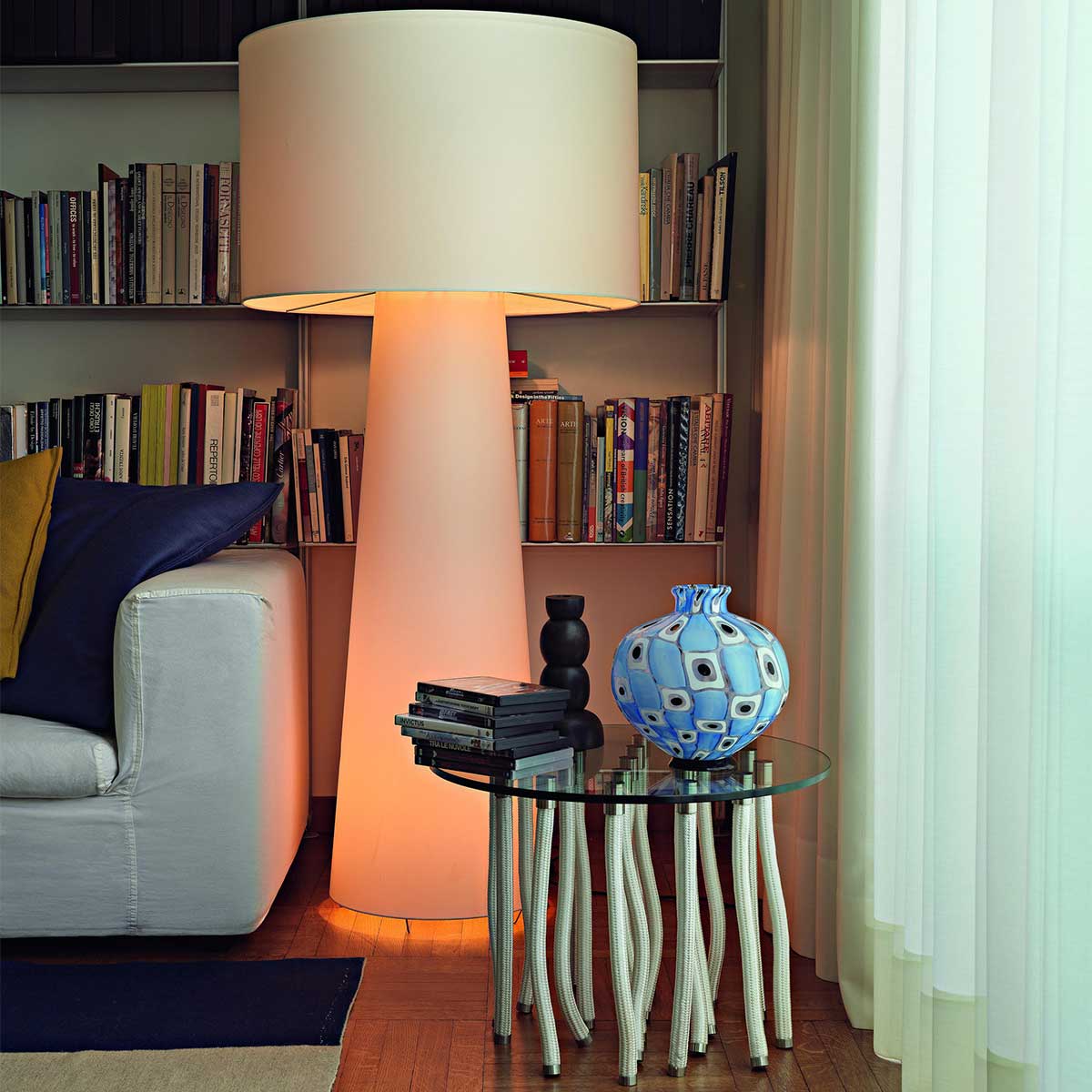 Big Shadow Lamp | White Fabric