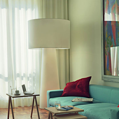 Big Shadow Lamp | White Fabric