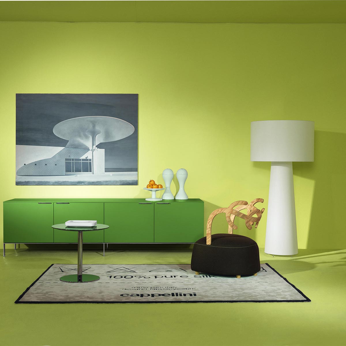 Big Shadow Lamp | White Fabric