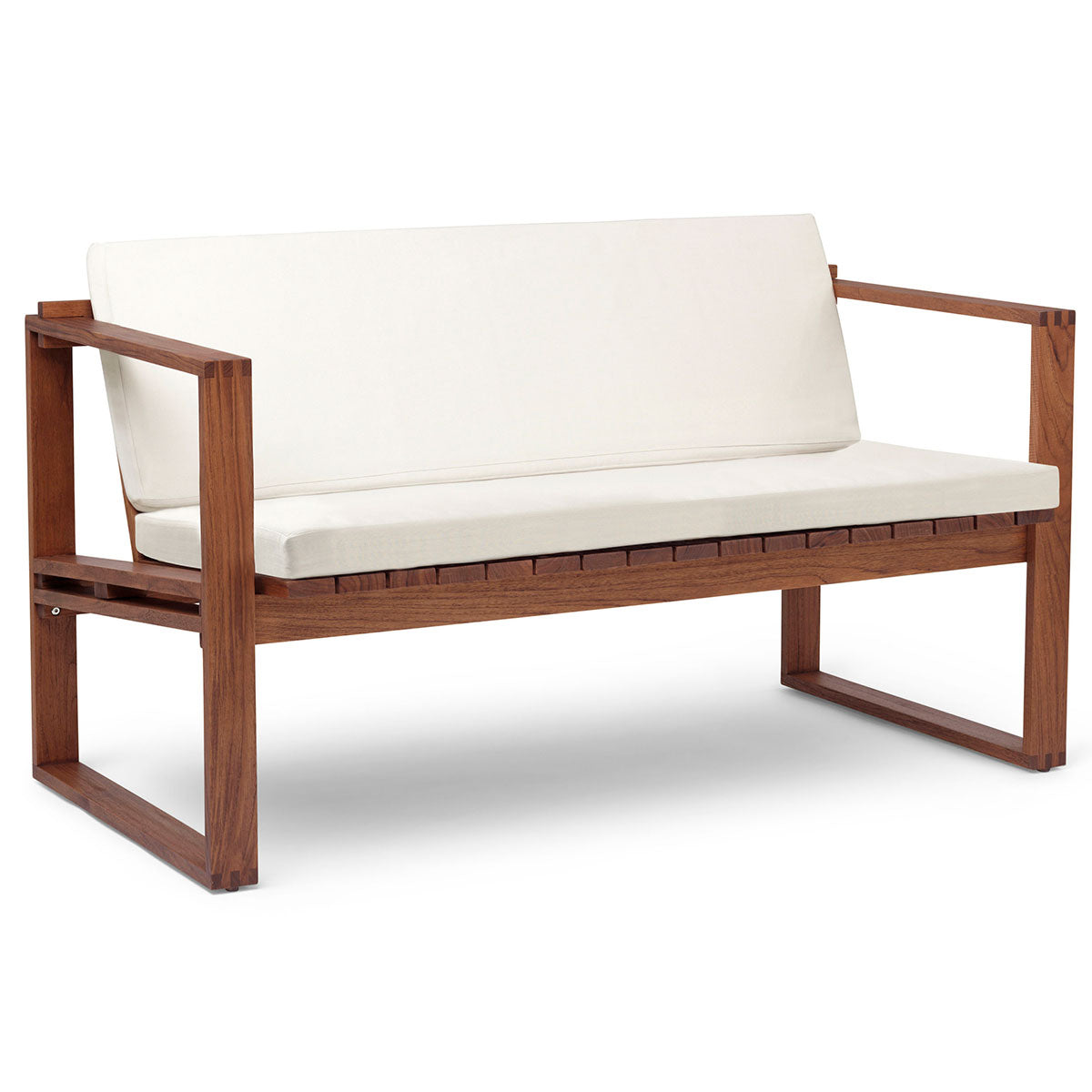 BK12 Outdoor Sofa | Untreated Solid Teak Frame