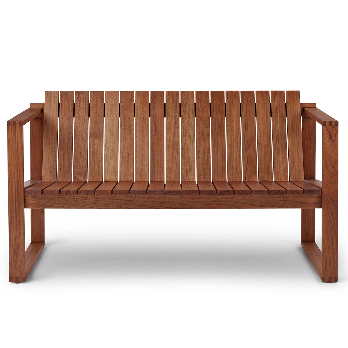 BK12 Outdoor Sofa | Untreated Solid Teak Frame