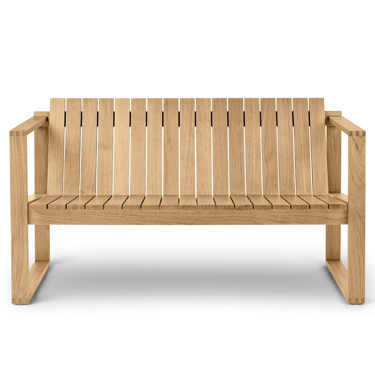BK12 Outdoor Sofa | Untreated Solid Teak Frame