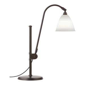BL1 Table Lamp | Bone China Shade Black Brass Base