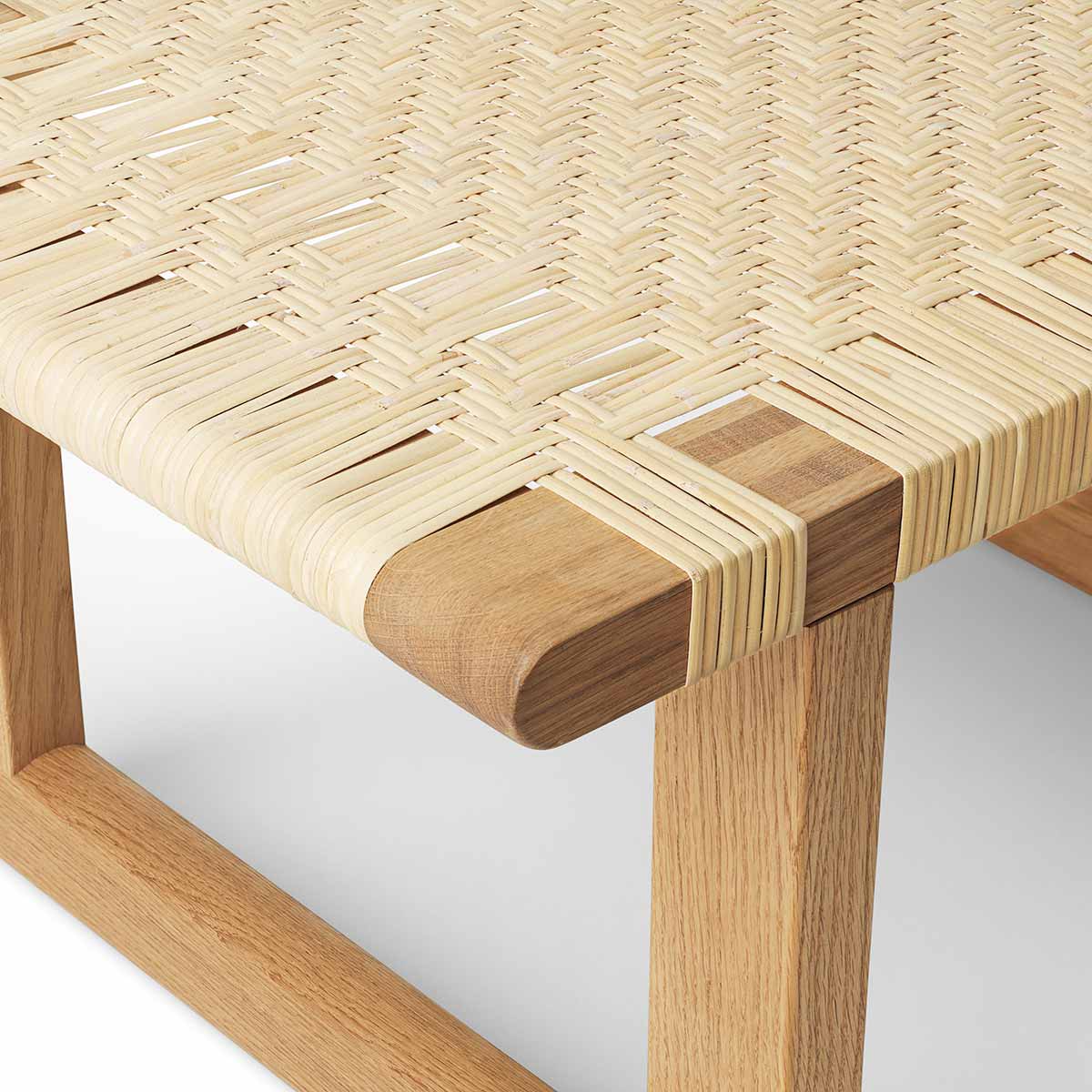 BM0488S Table Bench | Rattan Top