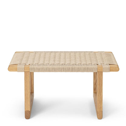 BM0489S Table Bench | Woven Paper Cord Seat