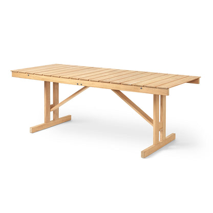 BM1771 Outdoor Dining Table | Untreated Solid Teak